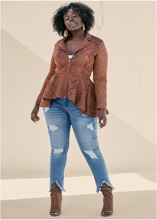 Triangle Hem Jeans product image