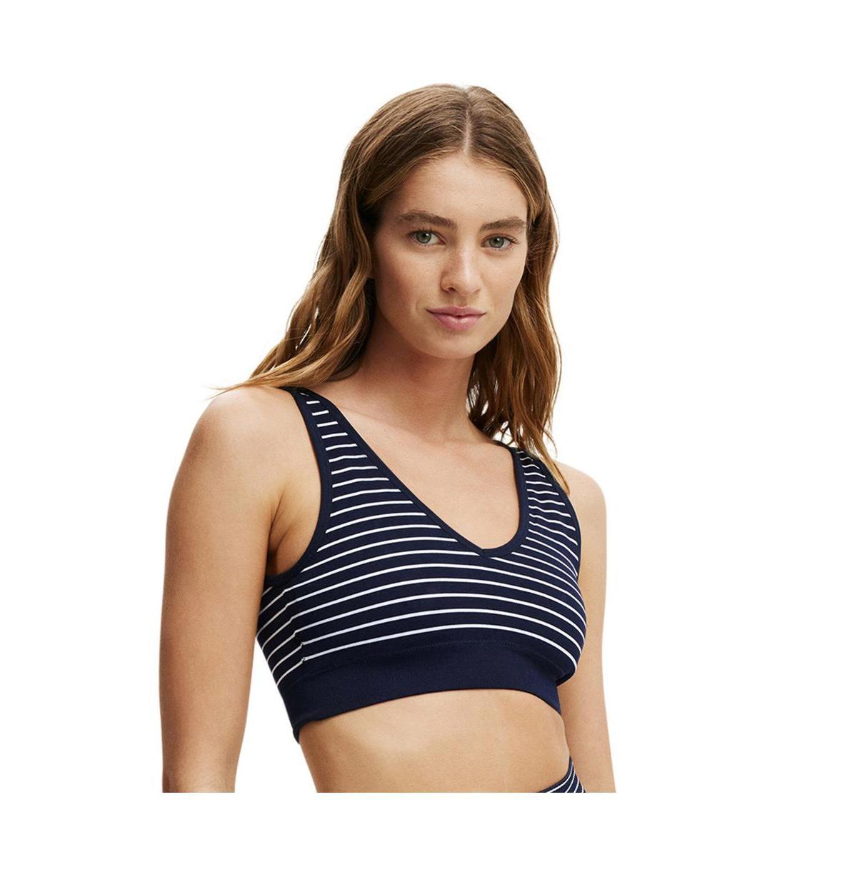 Cotton On Womens Seamless Plunge Strappy Back Crop Product Image