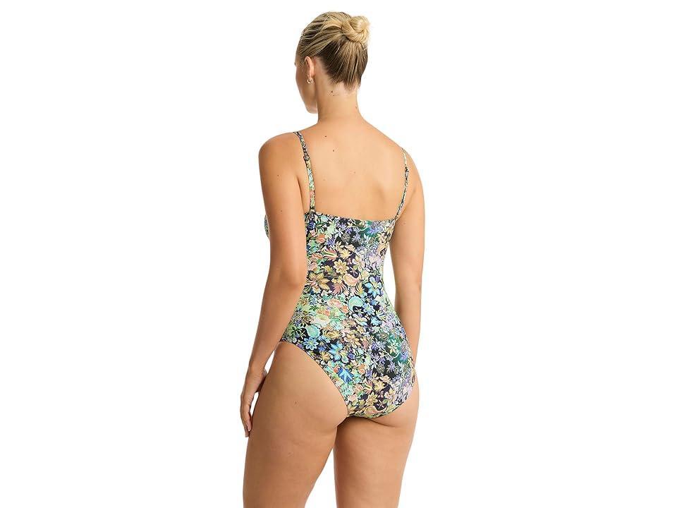 Sea Level Wildflower Spliced One-Piece Swimsuit Product Image