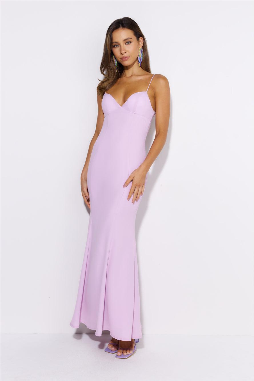 You're Invited Maxi Dress Lilac Product Image