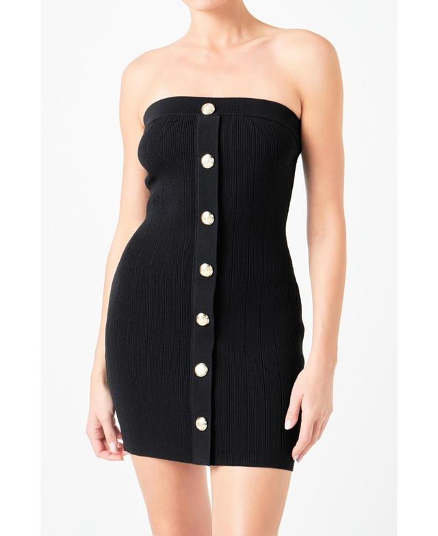 Womens Tube Mini Dress Product Image