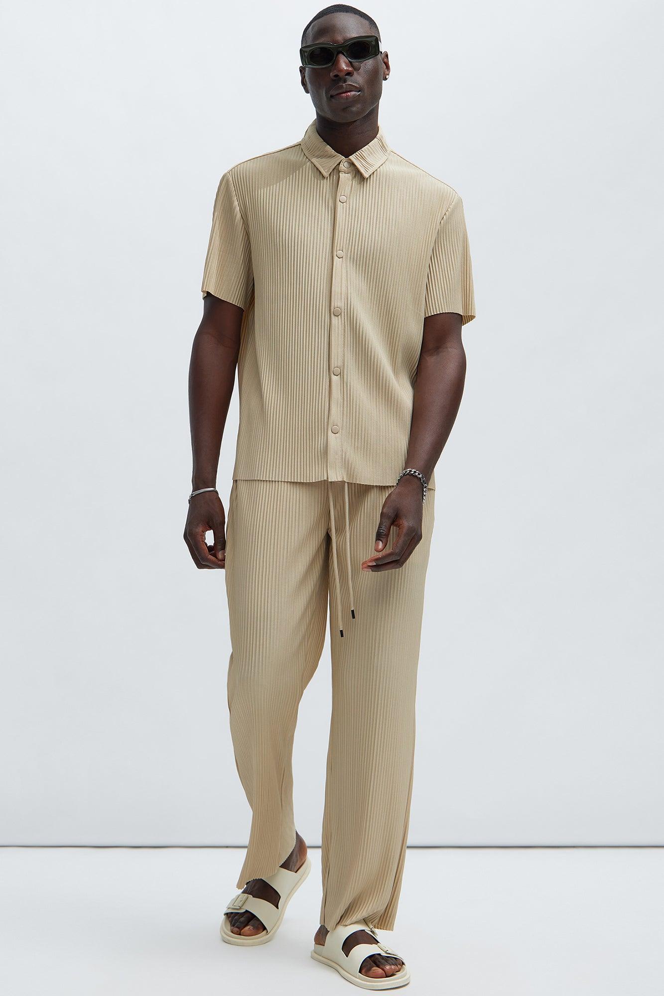 Florence Straight Pants - Tan Product Image