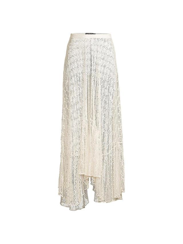 Womens Sheer Lace Beach Skirt Product Image