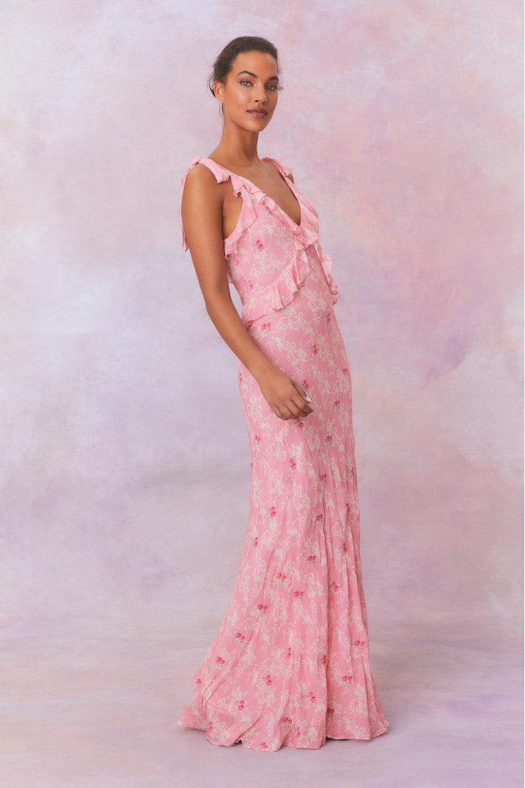 Orcene Floral Maxi Dress Product Image