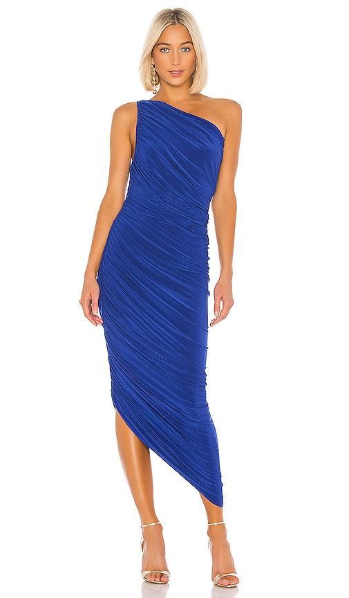 Womens Diana Ruched One-Shoulder Gown Product Image