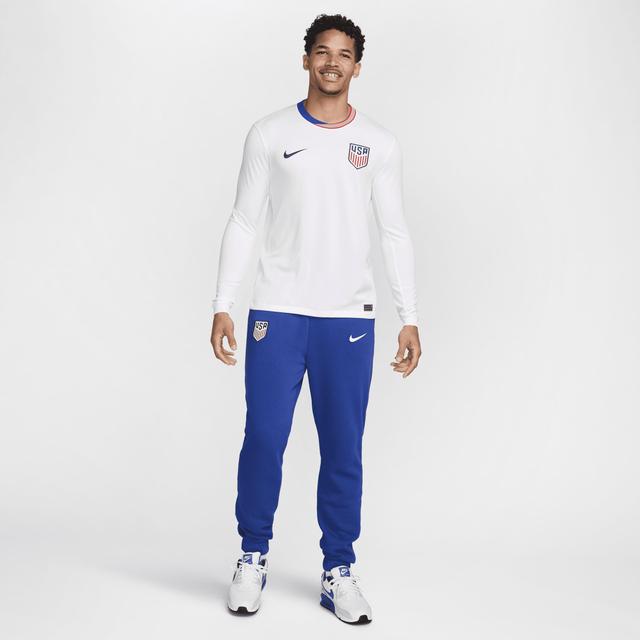 Nike Mens White Usmnt 2024 Home Replica Long Sleeve Jersey - White Product Image