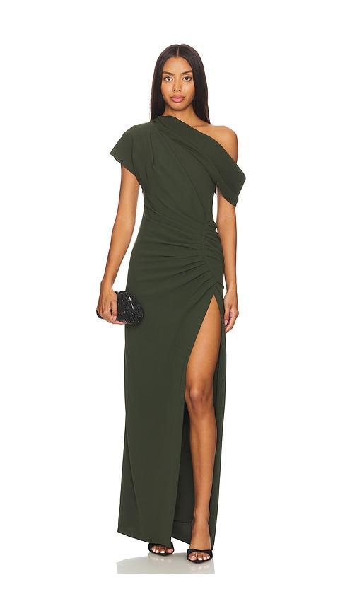 Kally Draped Midi Dress Product Image