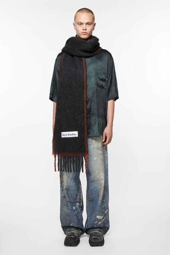 Wool mohair scarf - Narrow Product Image