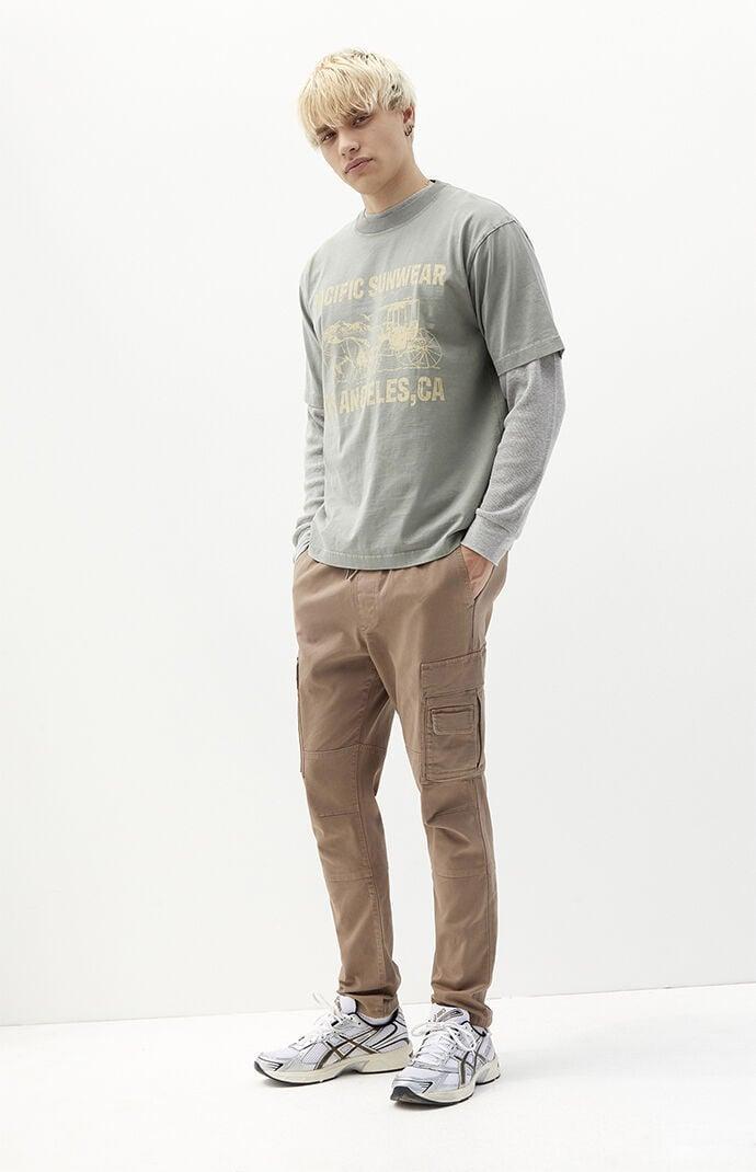 Mens Slim Cargo Pants Product Image