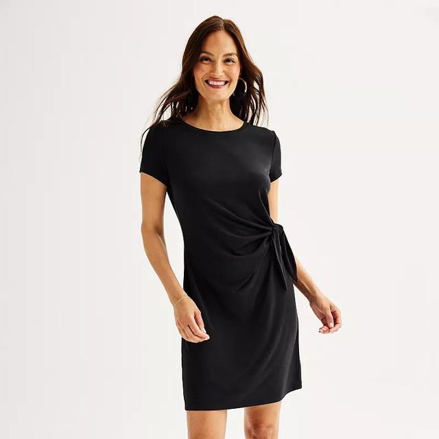 Womens Nine West Tie Front Mini Dress Product Image