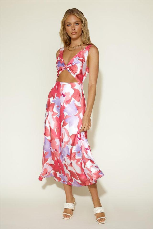 Obsession Maxi Dress Pink Product Image