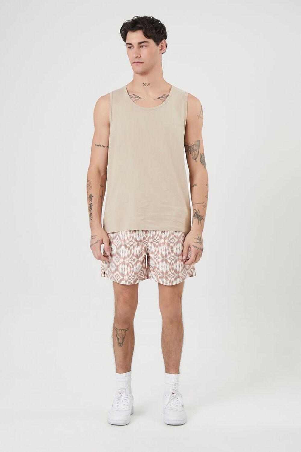 Geo Print Swim Trunks | Forever 21 Product Image