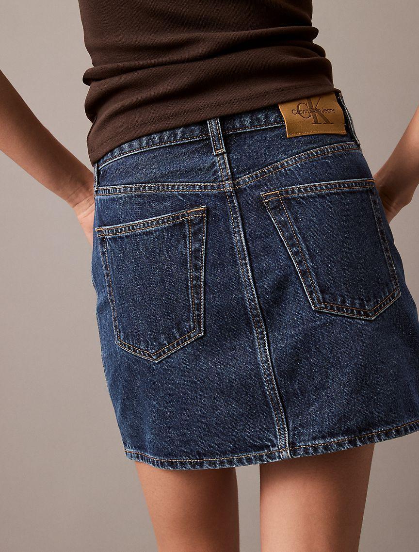 Denim Mini Skirt Product Image