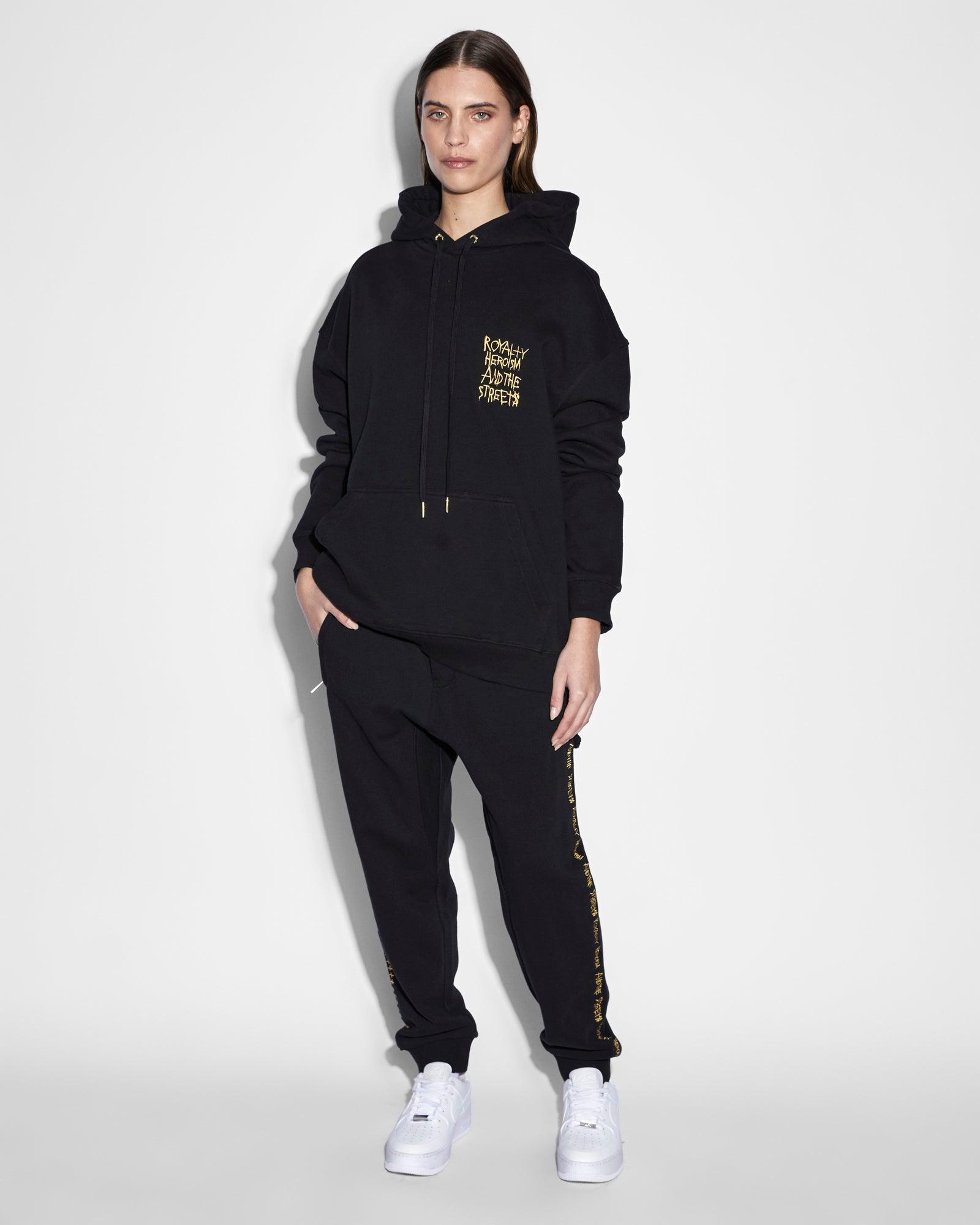 KSUBI 23 BIGGIE HOODIE JET BLACK Male Product Image