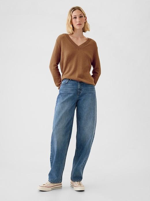 CashSoft V-Neck Sweater Product Image