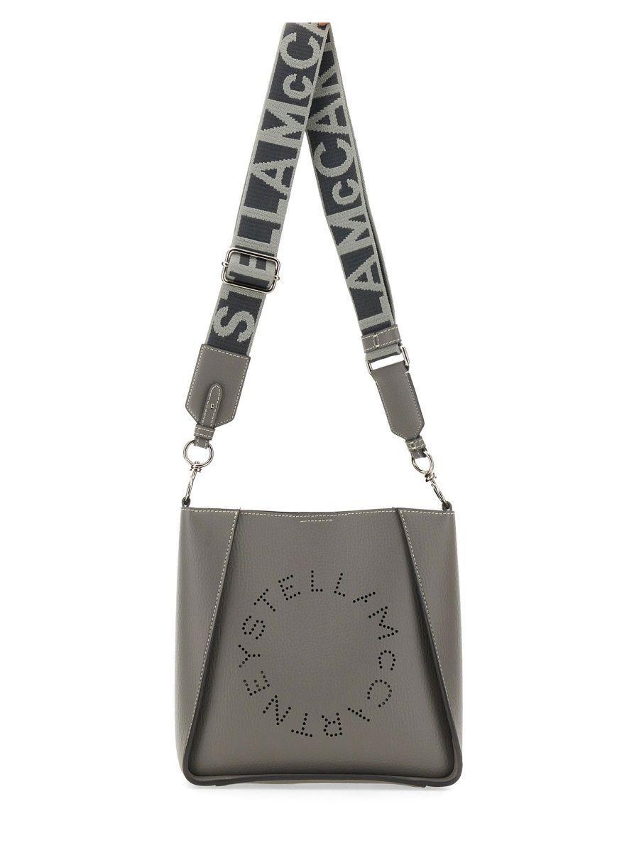 Grainy Mat Crossbody Bag In Gray Product Image