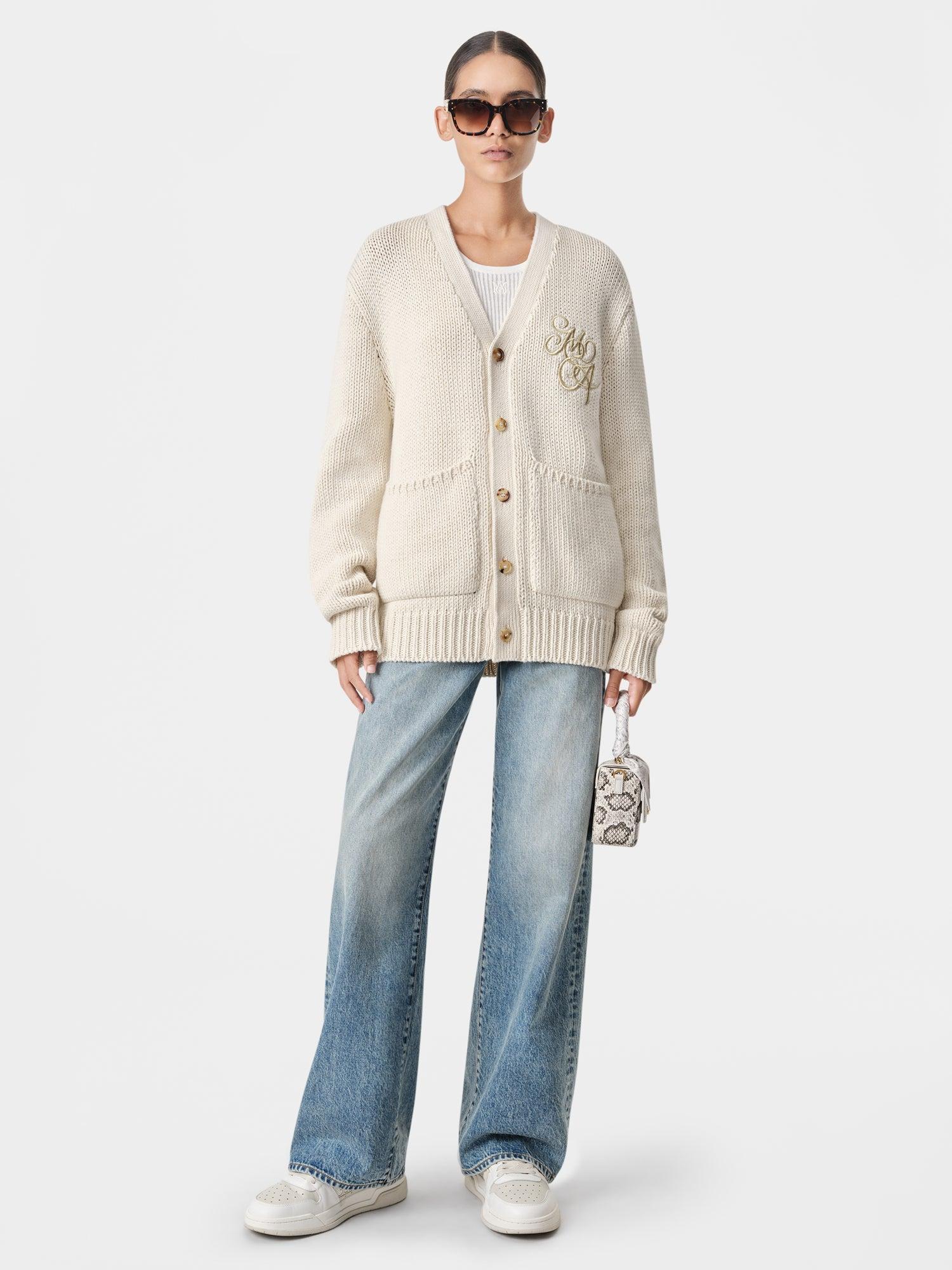 WOMEN - WOMEN'S MA SWIRL CARDIGAN - Alabaster Female product image