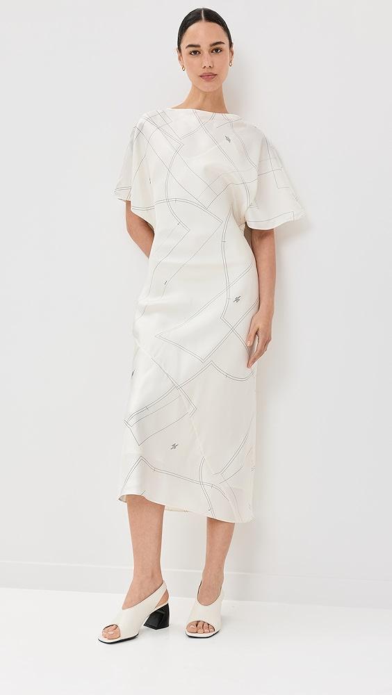 Róhe Fluid Silk Dress | Shopbop Product Image