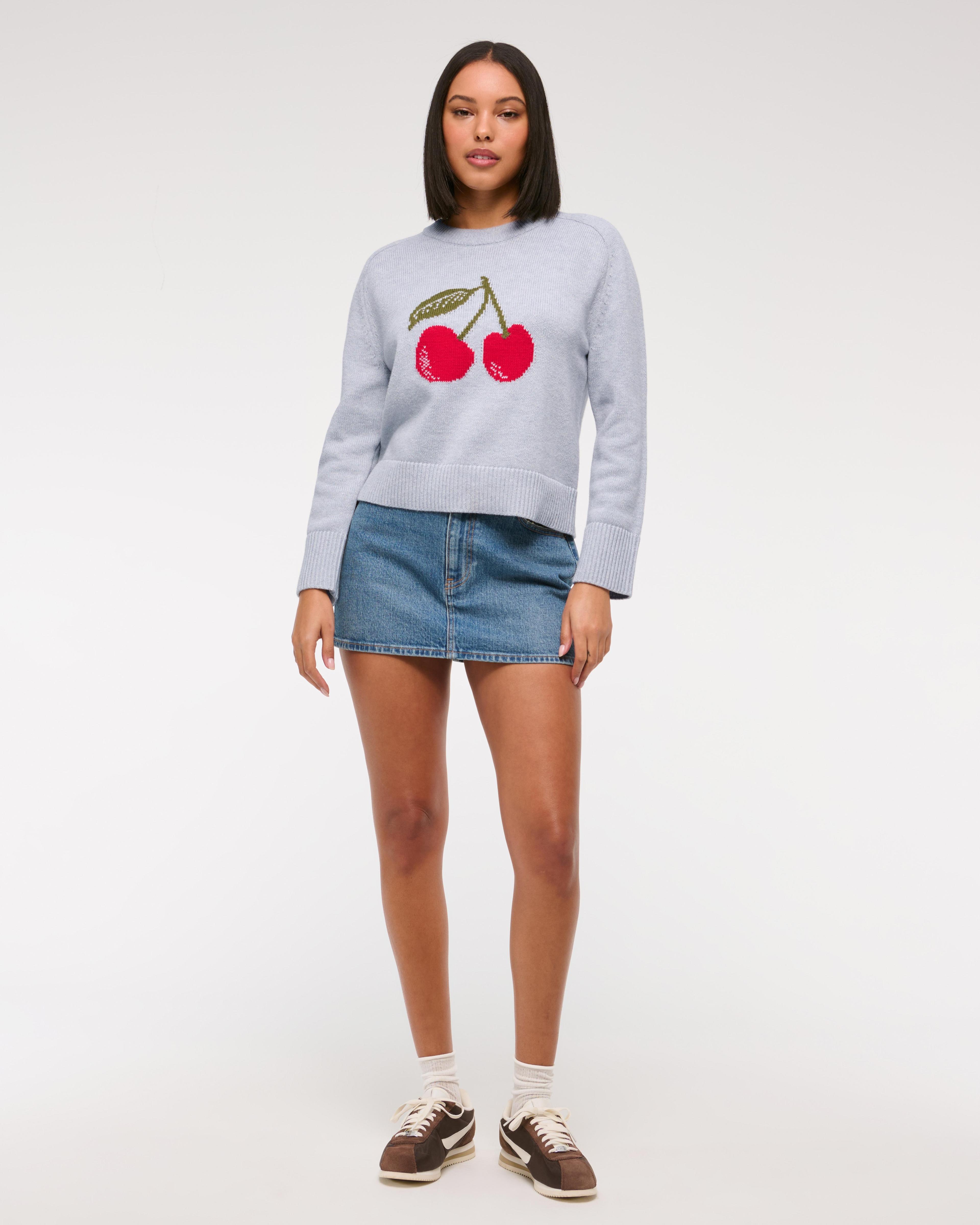 The A&F Madeline Crew Sweater Product Image