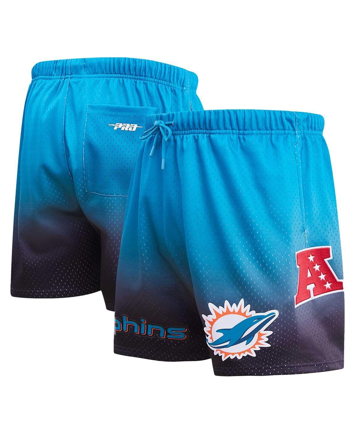 Mens Pro Standard Black Miami Dolphins Ombre Mesh Shorts - Black Product Image