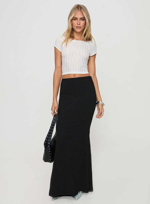 Topping Maxi Skirt Black Tall Product Image