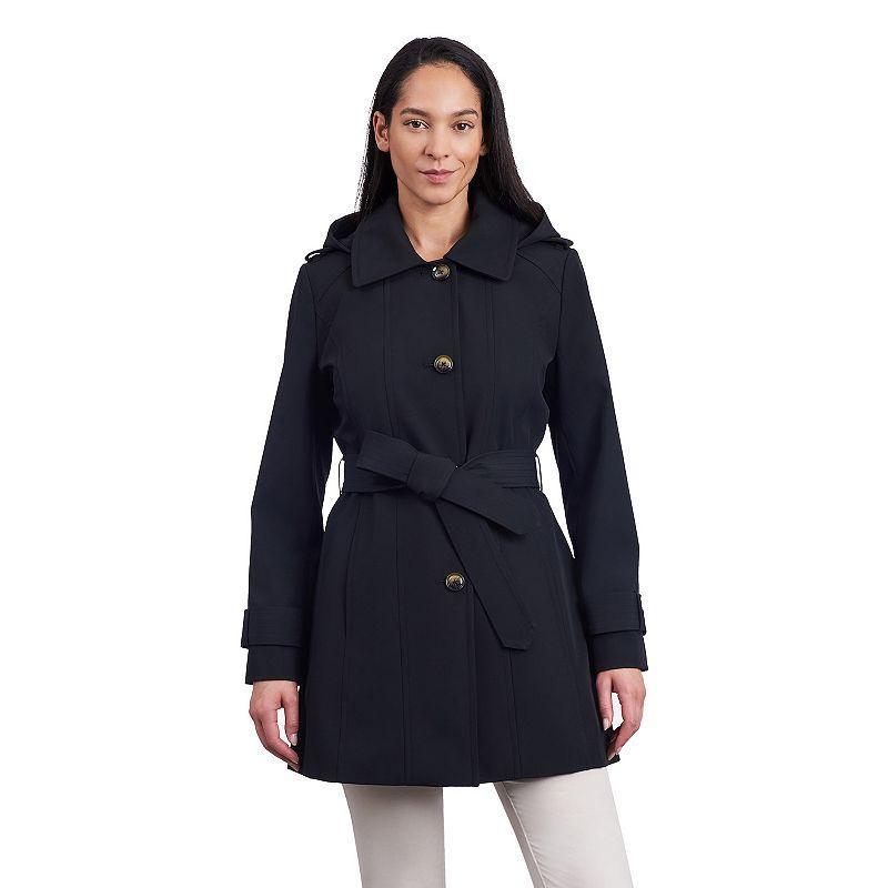 Womens London Fog Single Breasted Trench Coat product image