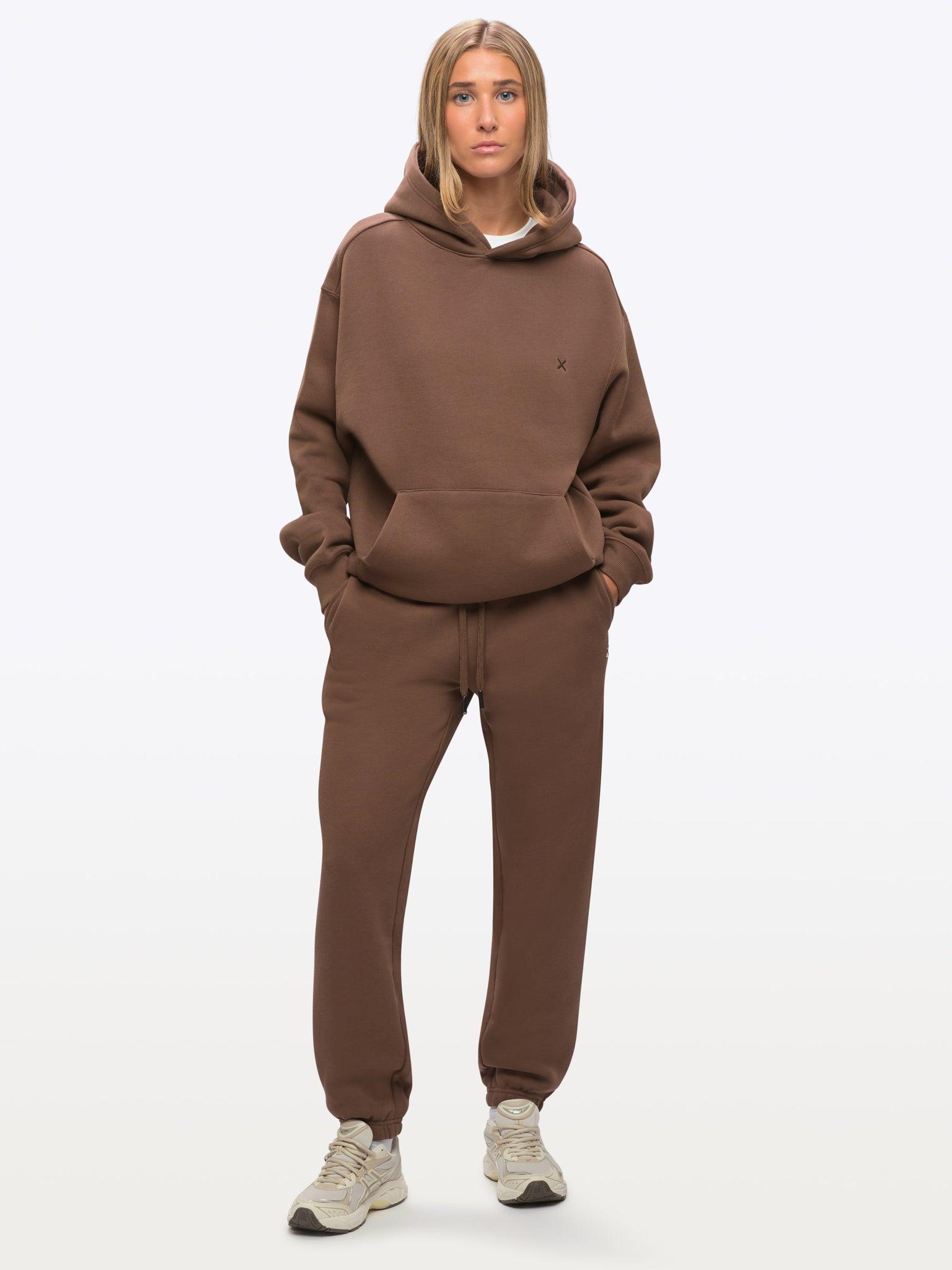 Divine Fleece Hoodie | Mocha Relaxed-fit Product Image