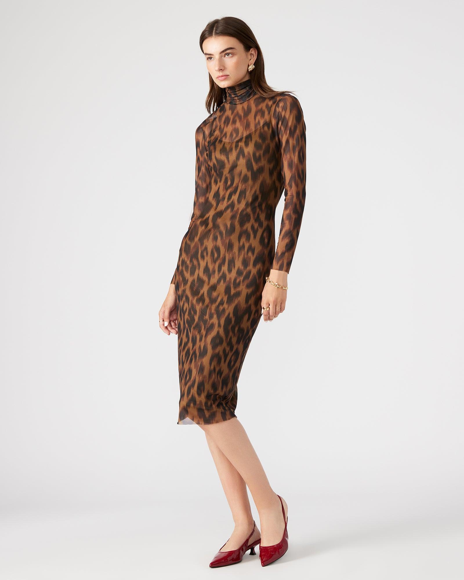 VIVIENNE DRESS LEOPARD Female Product Image