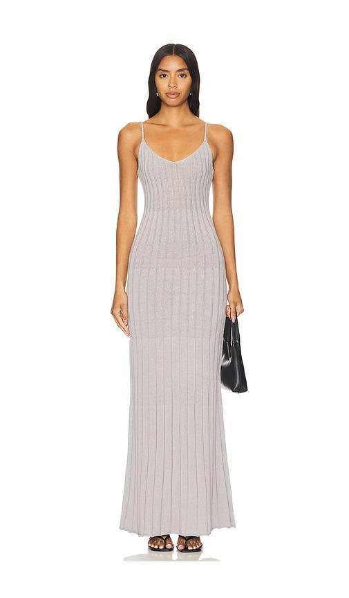 Lovers and Friends Glora Maxi Dress in Grey Product Image