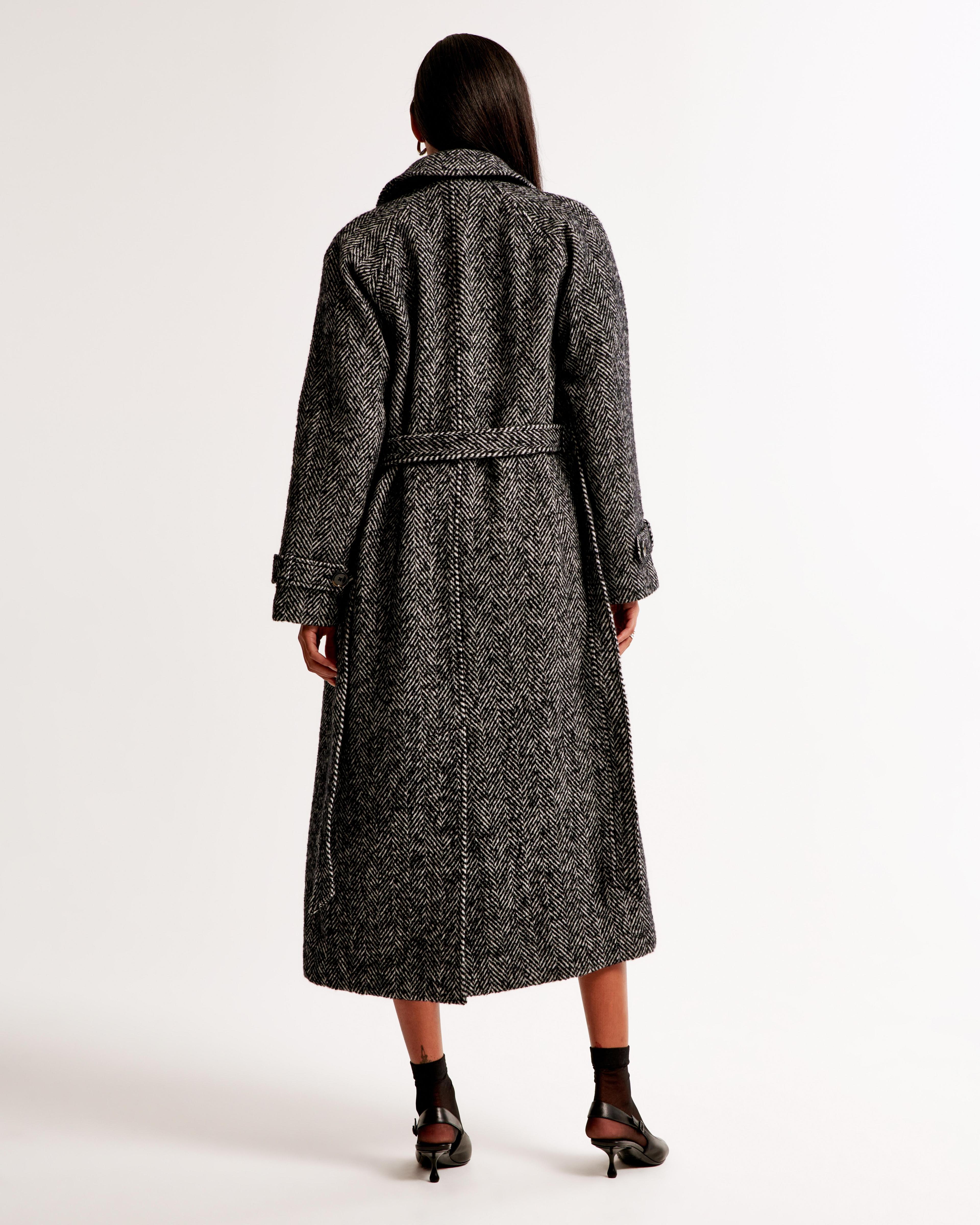 Wool-Blend Trench Coat Product Image