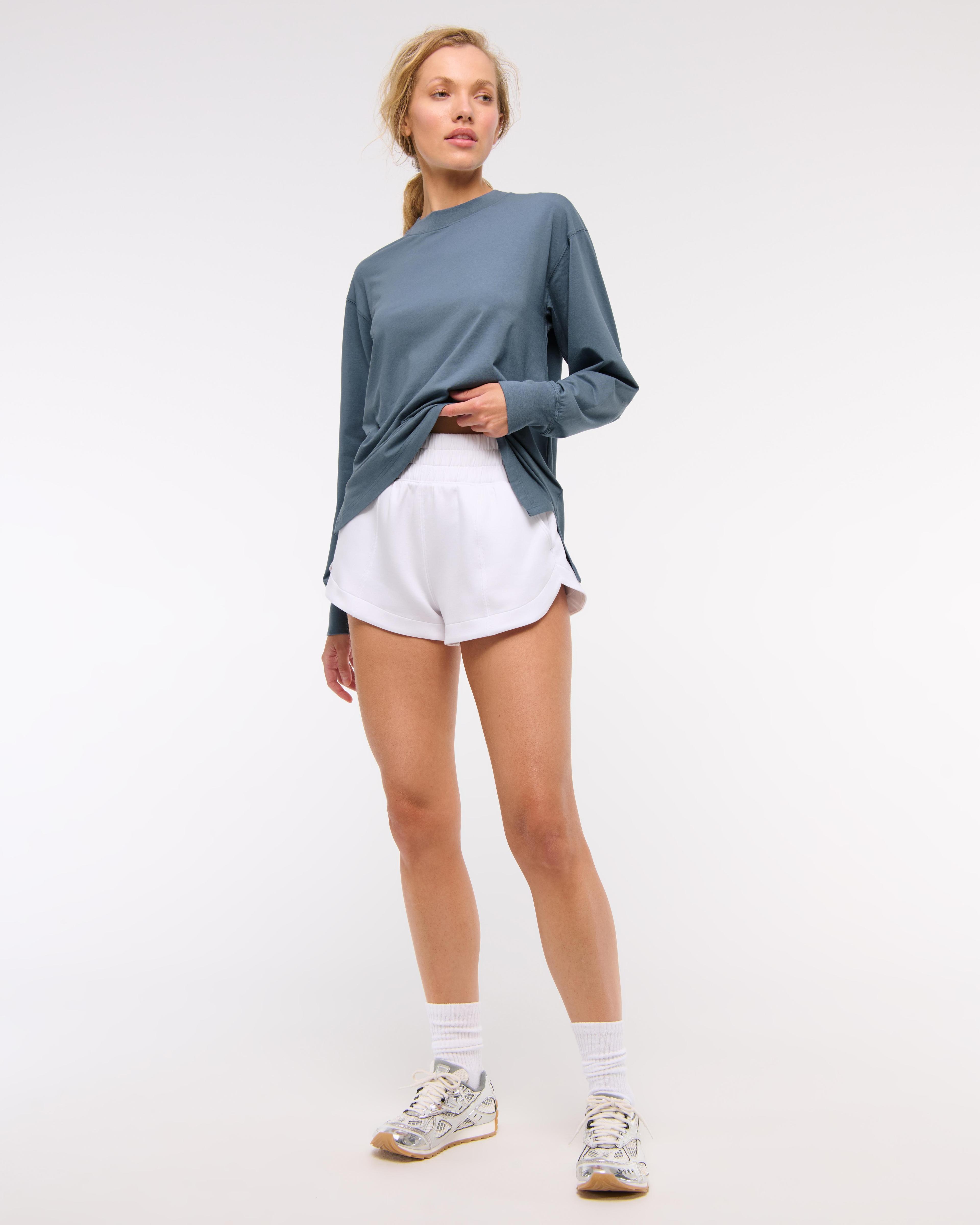 YPB Active Cotton-Blend Long-Sleeve Easy Tee Product Image