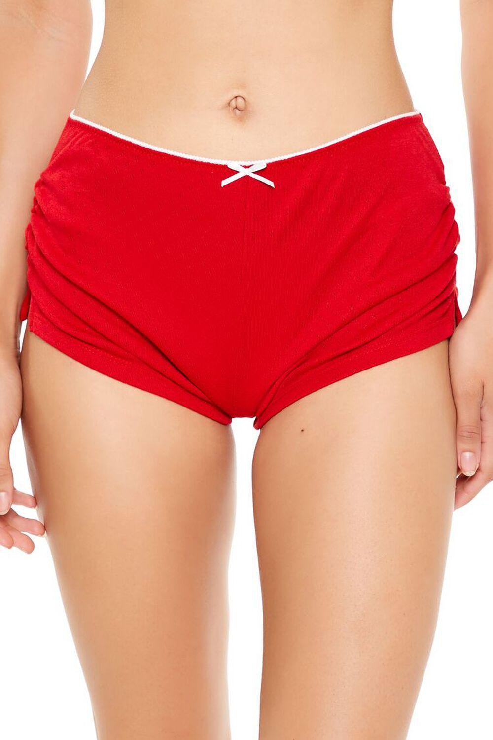 Two-Tone Bow Shortie Panties | Forever 21 Product Image