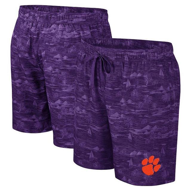 Mens Colosseum Clemson Tigers Ozark Swim Shorts Product Image