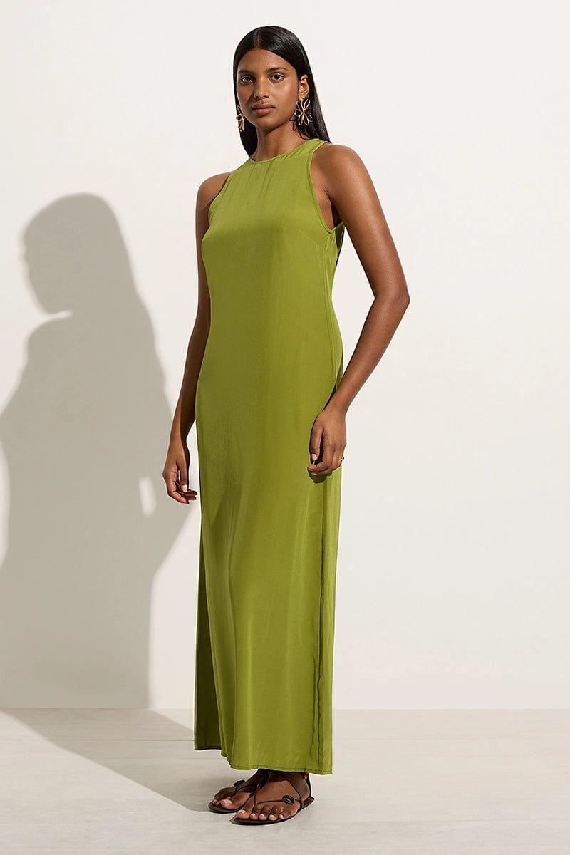 Esposende Midi Dress Palm Green - Final Sale Product Image