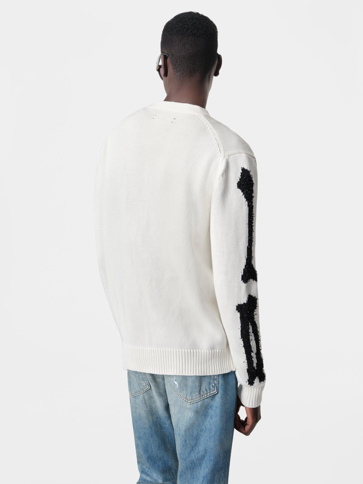 BONES CARDIGAN - White Male Product Image