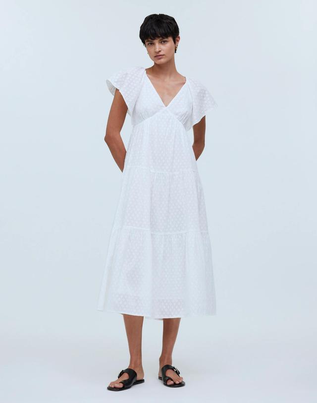 Flutter-Sleeve Maxi Dress Product Image