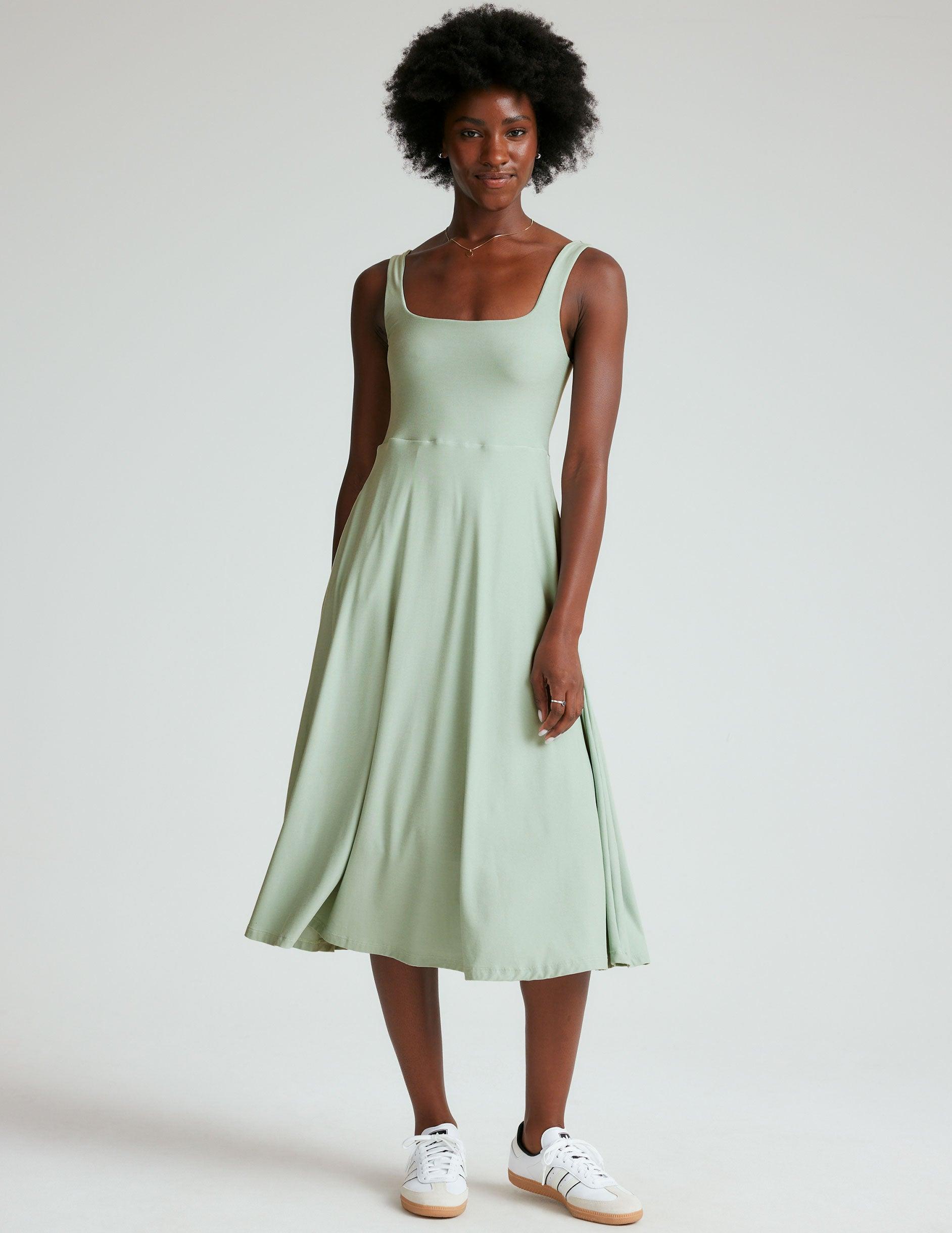 Featherweight At The Ready Square Neck Dress Product Image