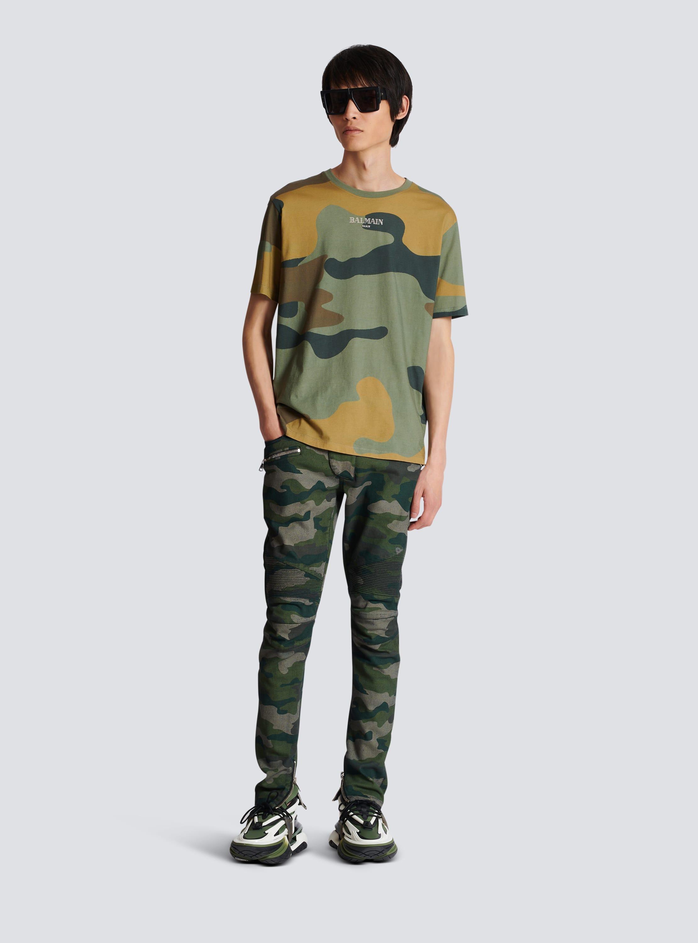 Camouflage Vintage Balmain T-shirt Product Image