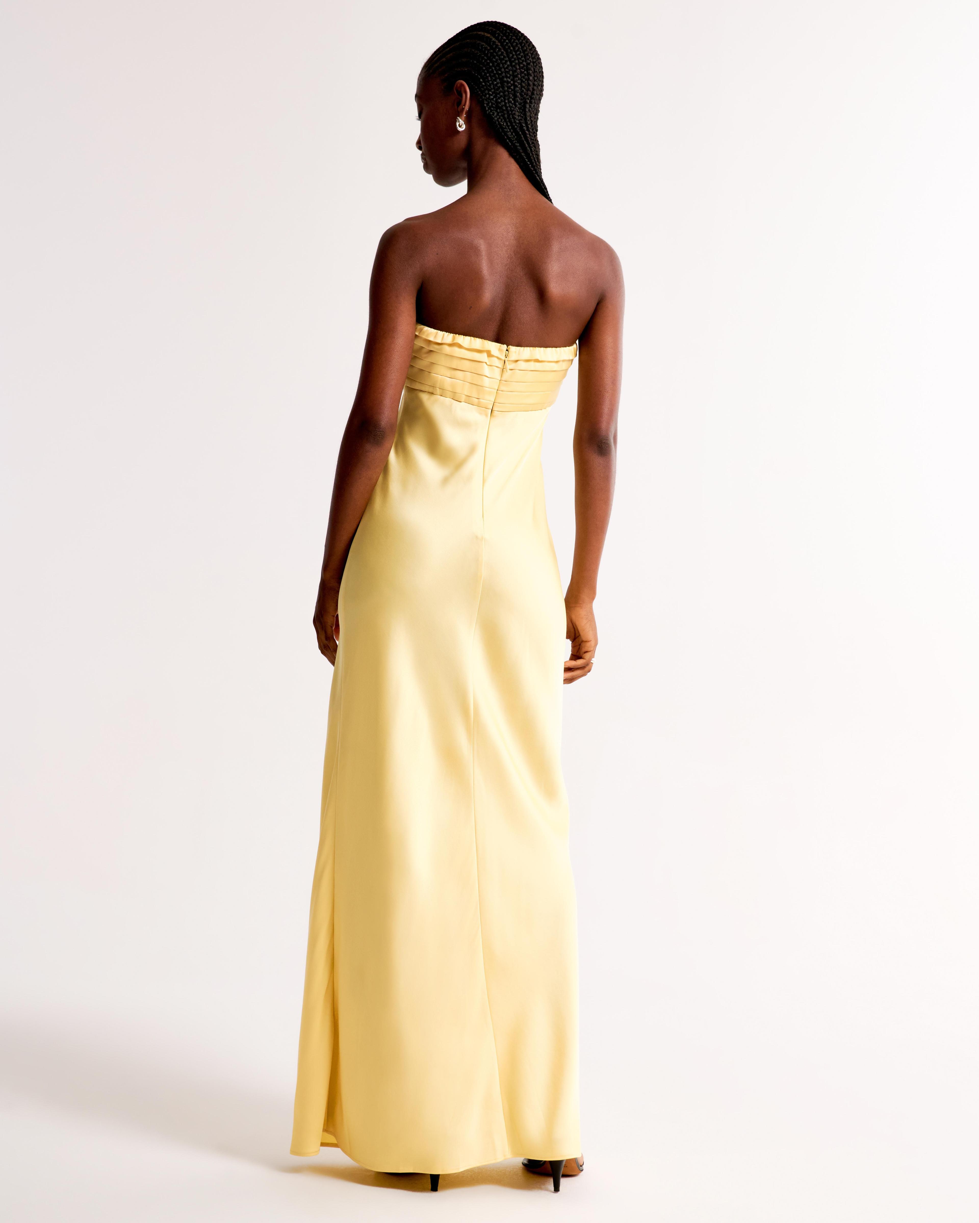 The A&F Emerson Strapless Slim Maxi Dress Product Image