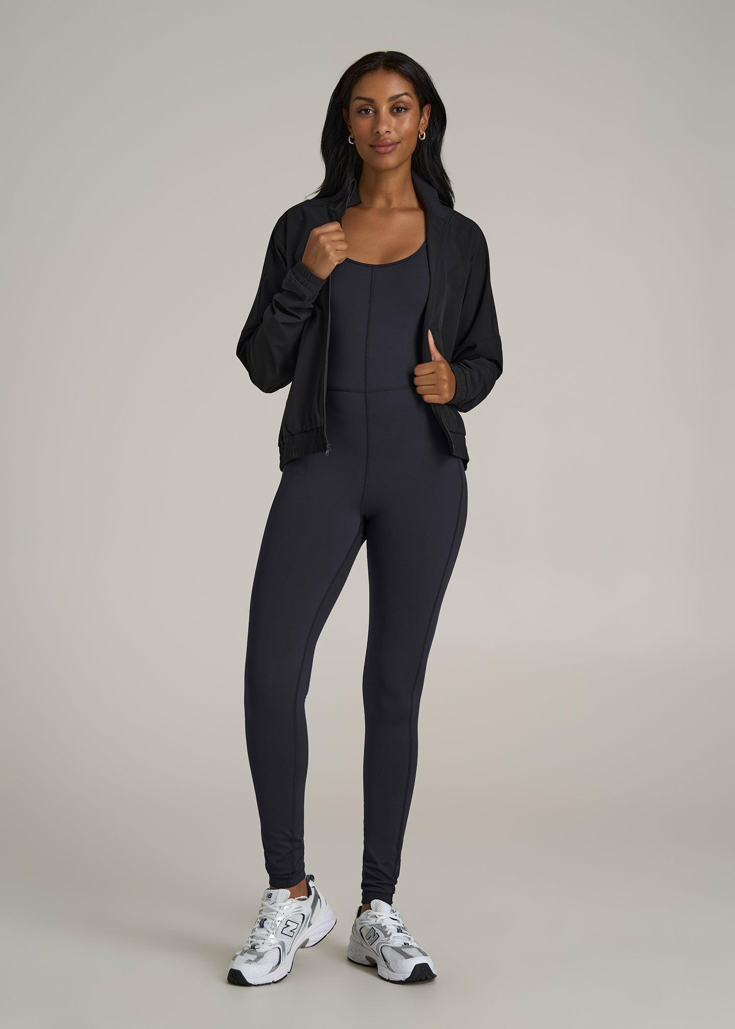 Balance Scoop Neck Tall Women's Jumpsuit in Black Female Product Image