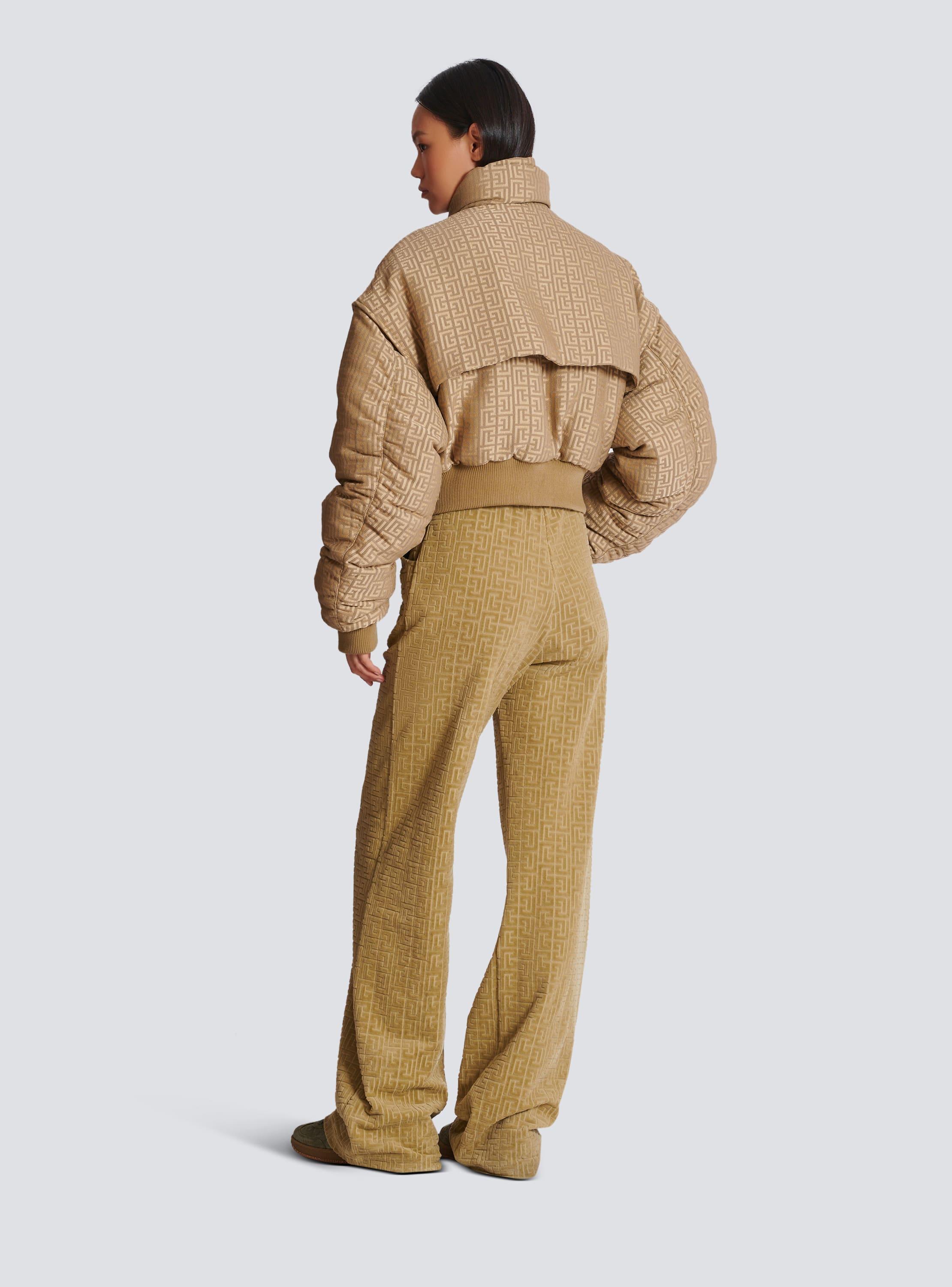 PB Labyrinth cropped jacquard bomber Product Image