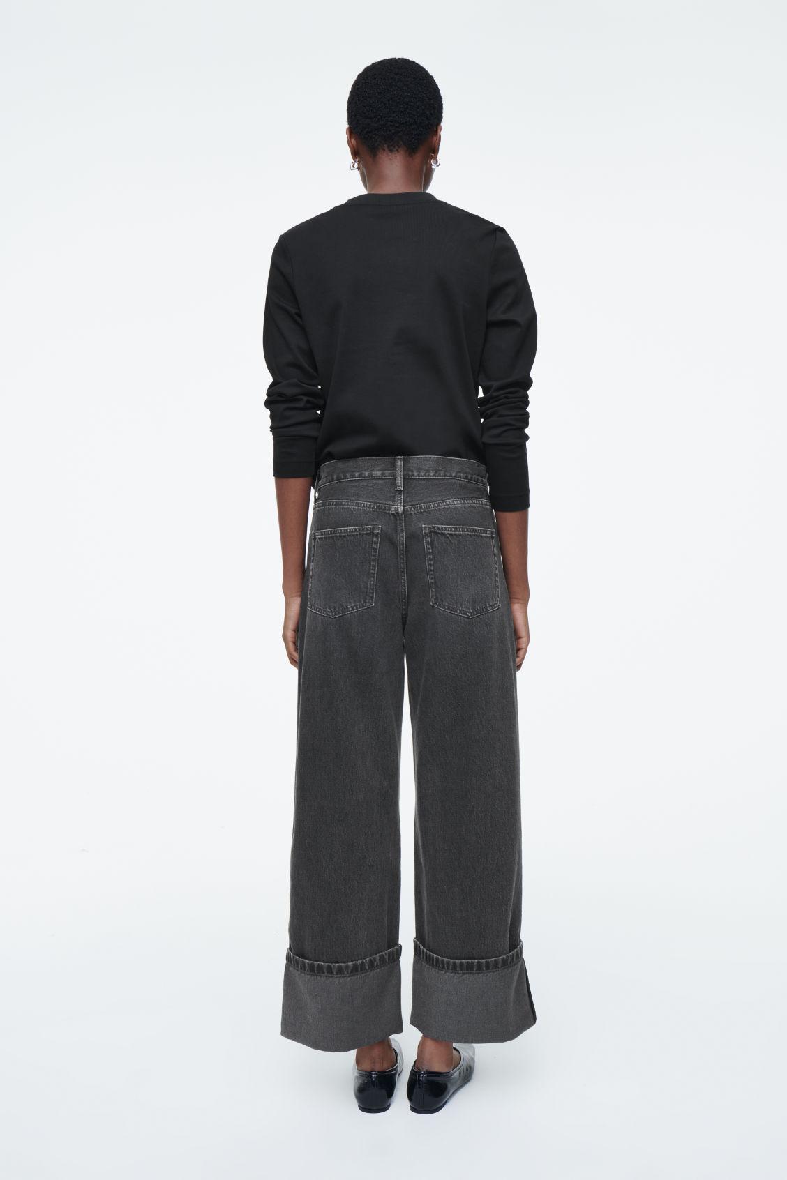 FACADE TURN-UP JEANS - STRAIGHT product image