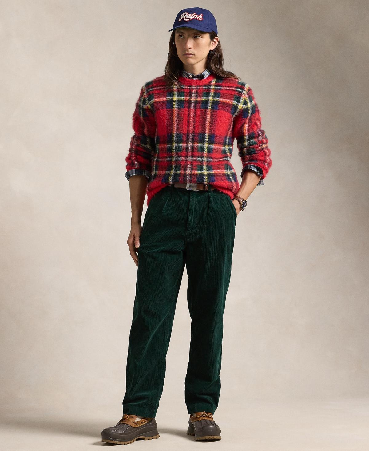 Polo Ralph Lauren Mens Classic-Fit Pleated Corduroy Pants Product Image