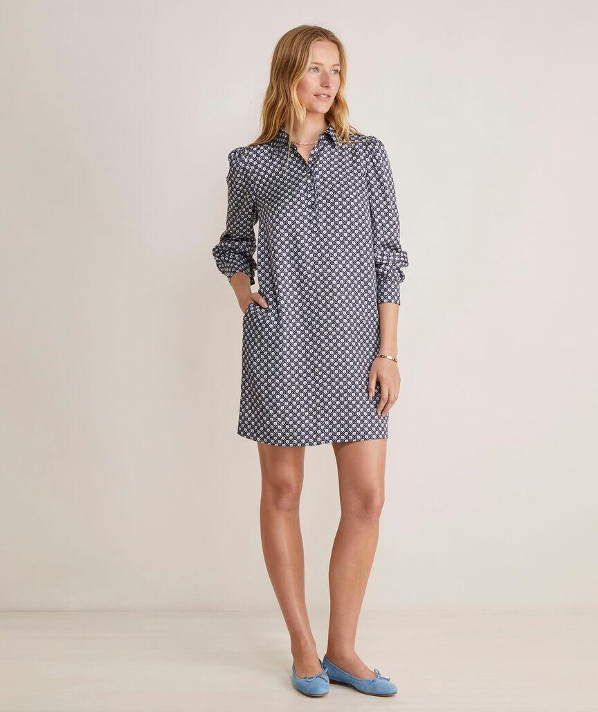 Silk Twill Popover Dress product image