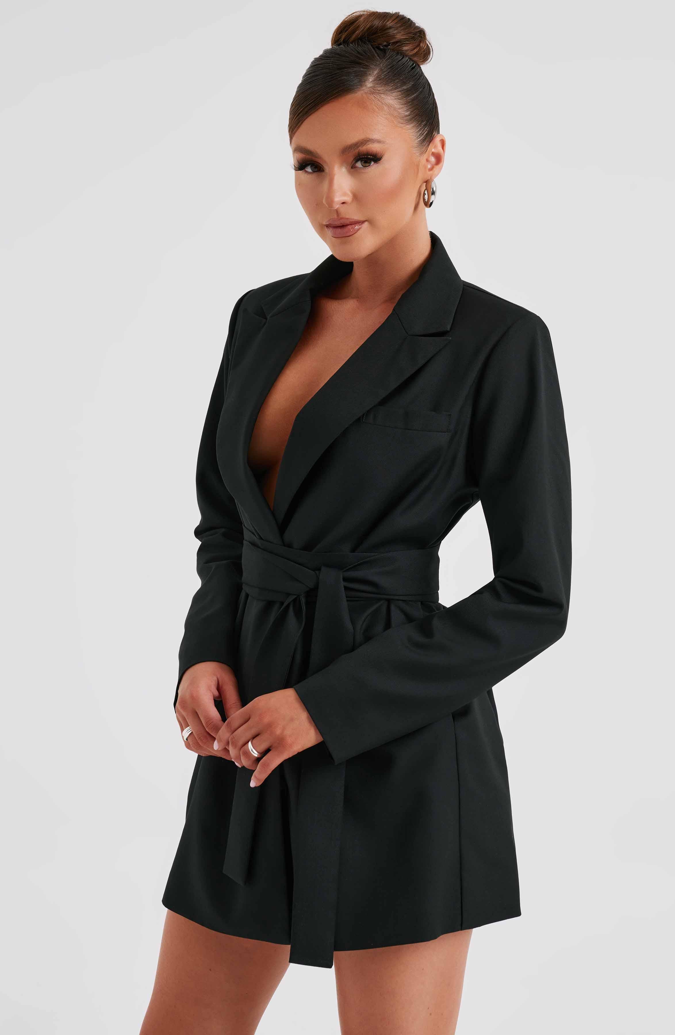 Heather Suit Dress - Black Product Image