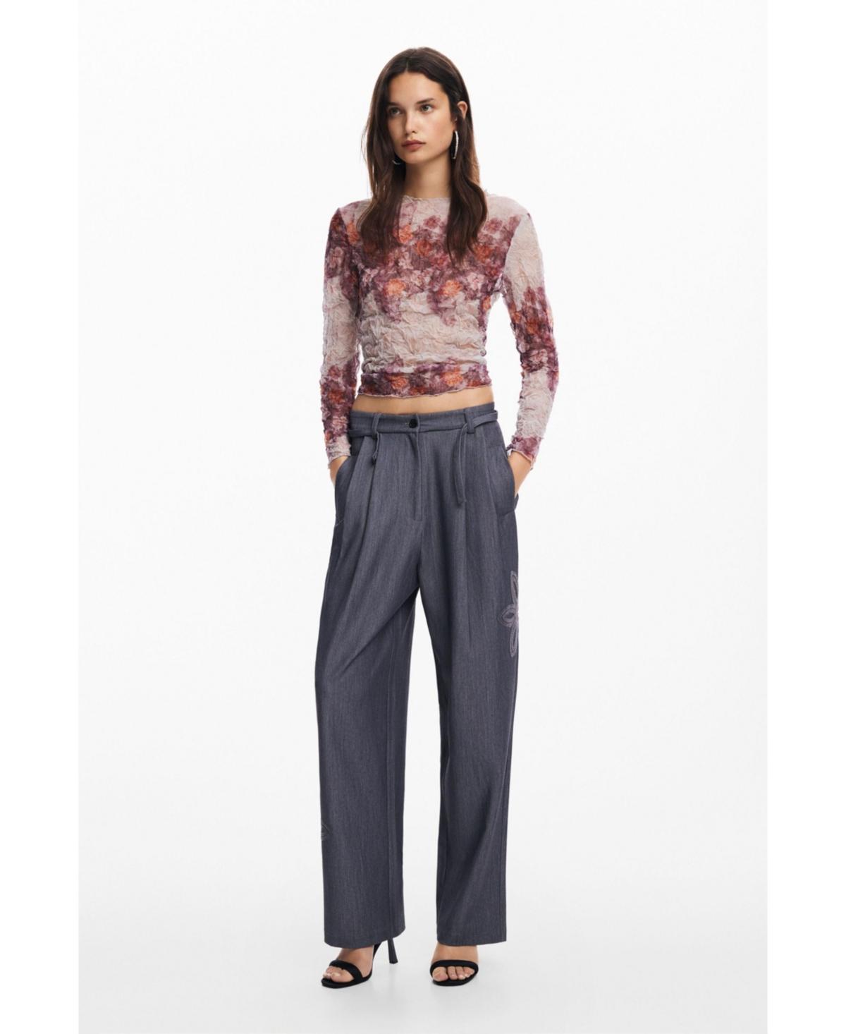 Desigual Womens Straight long pants Product Image