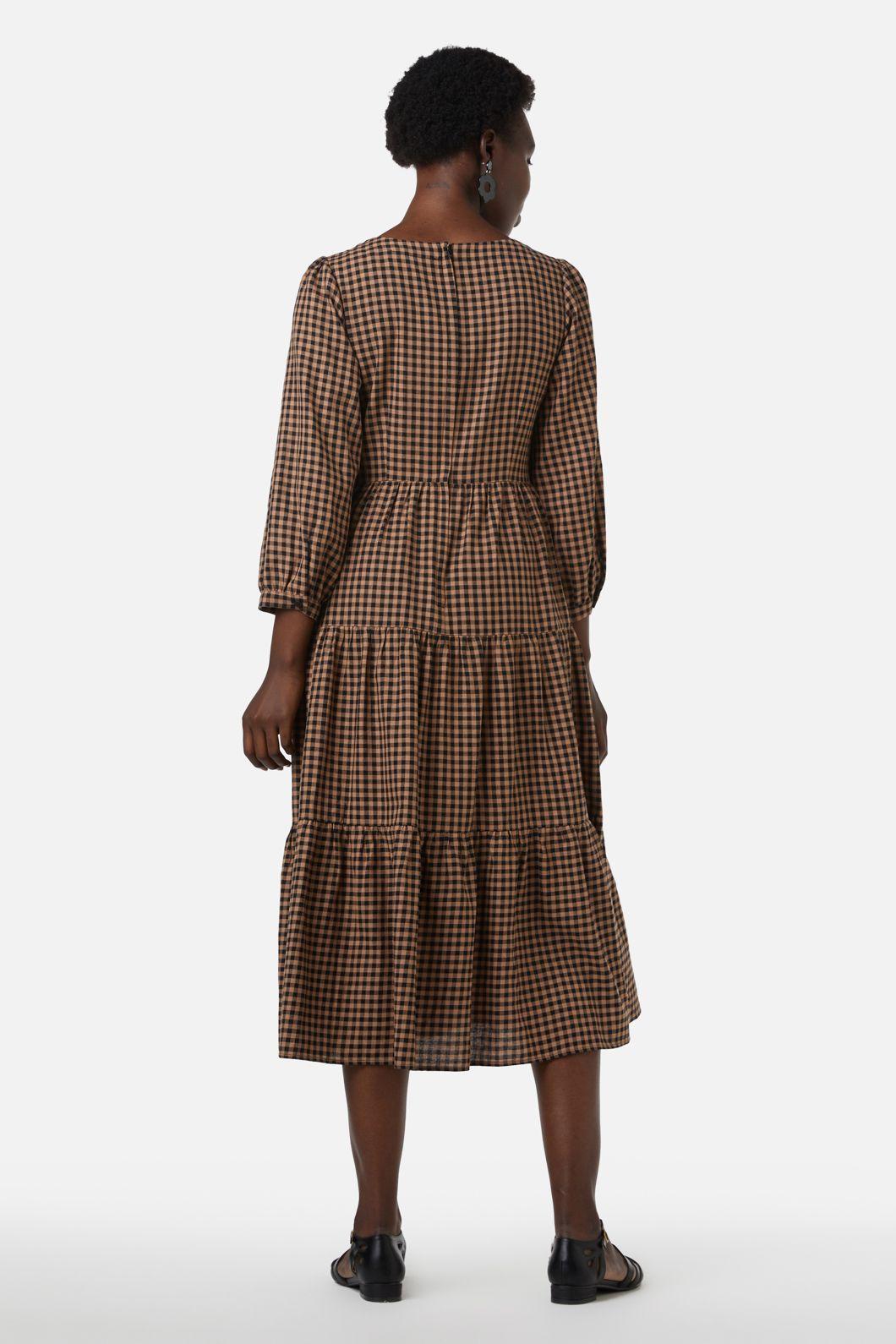 Lola Check Midi Dress Product Image