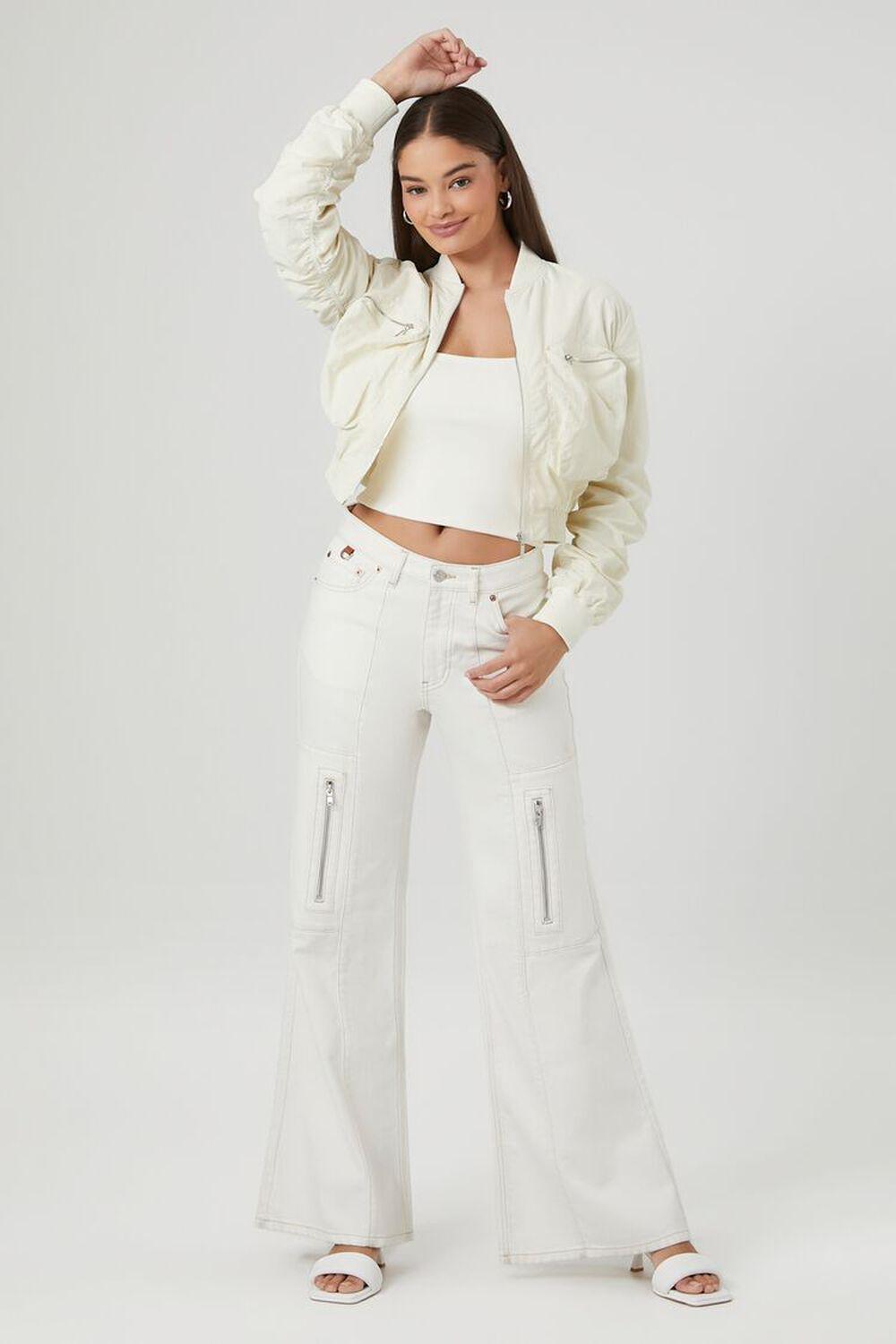 Cropped Bomber Jacket | Forever 21 Product Image