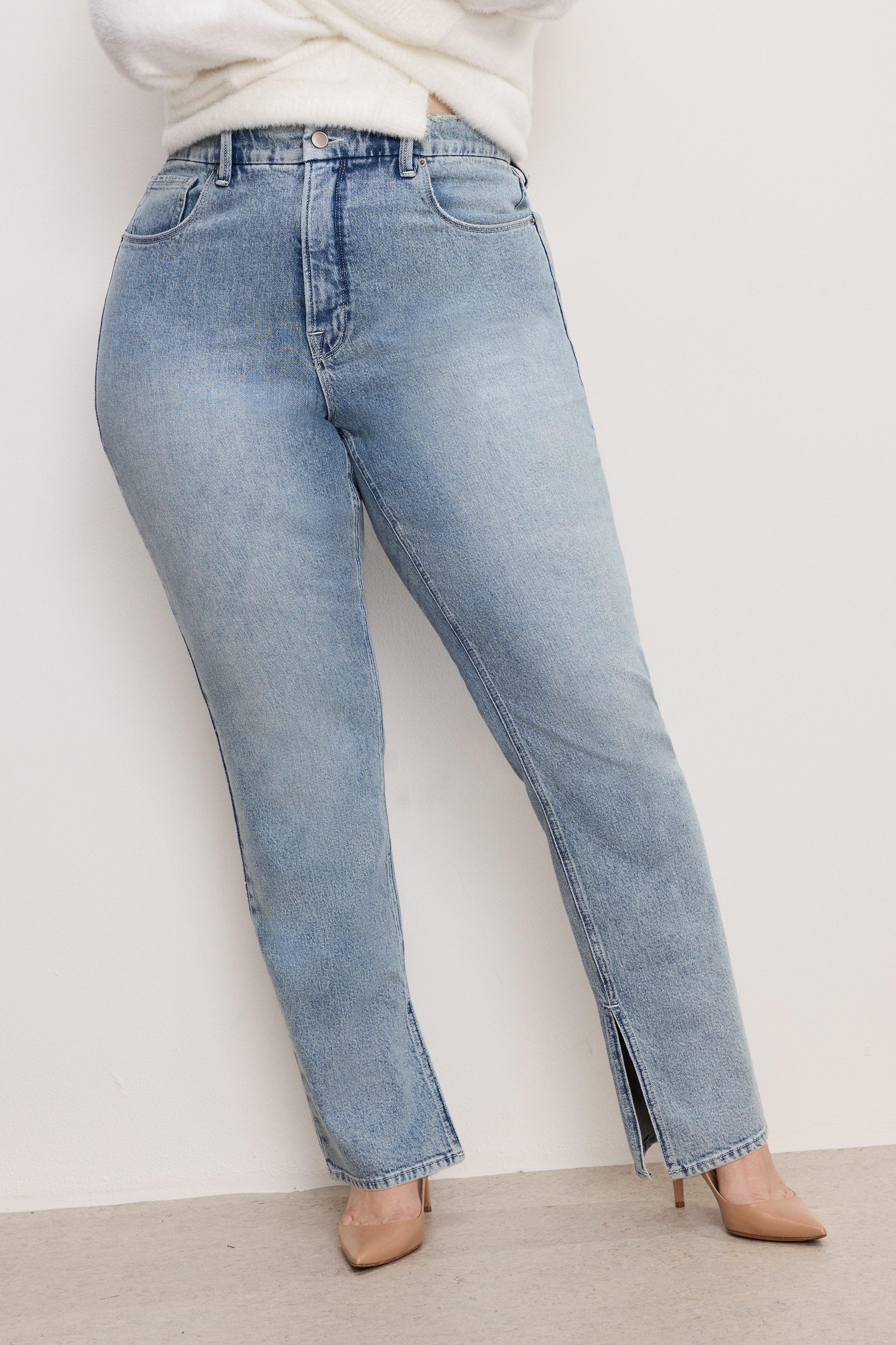 GOOD ICON STRAIGHT JEANS | INDIGO750 Product Image