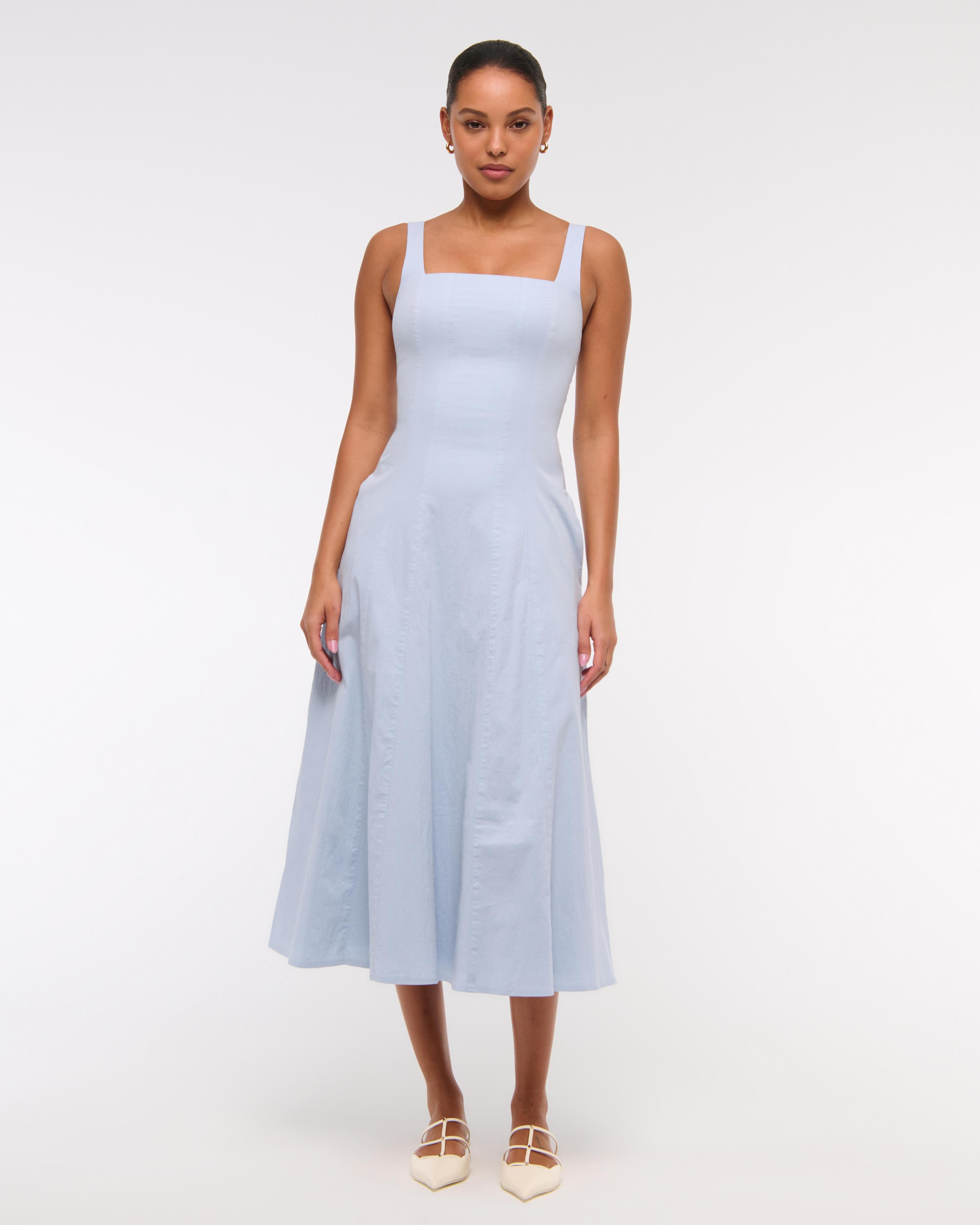 The A&F Mila Midi Dress Product Image